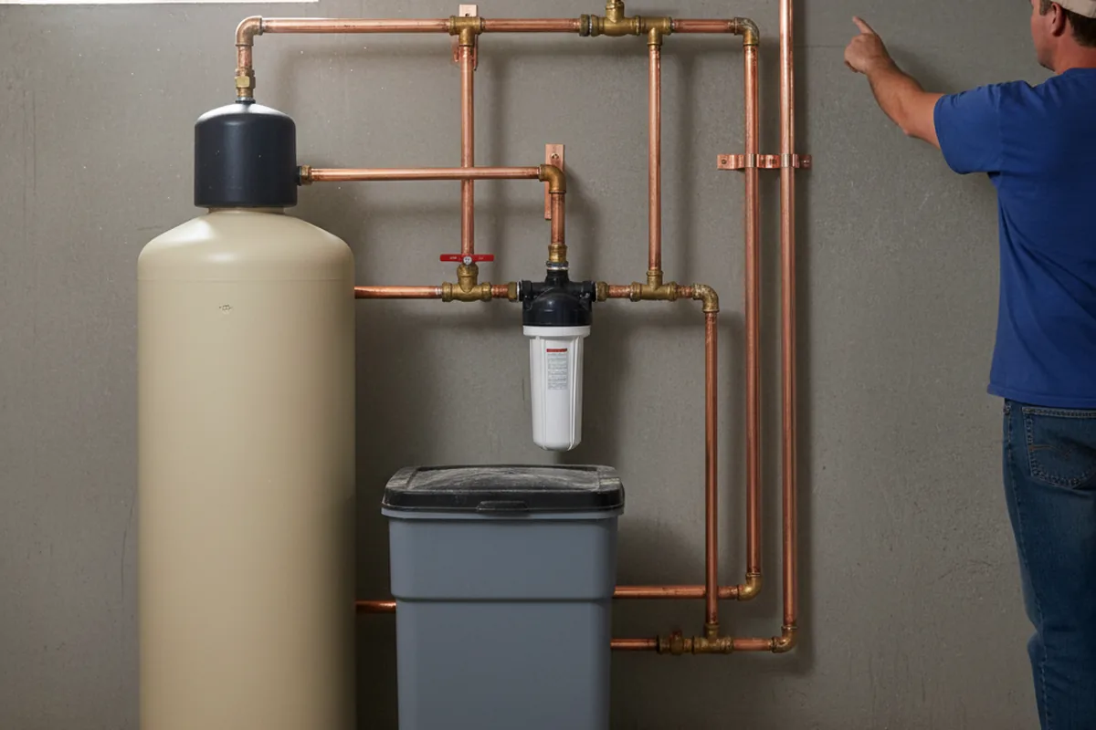 Whole-house water treatment system installed in Cade